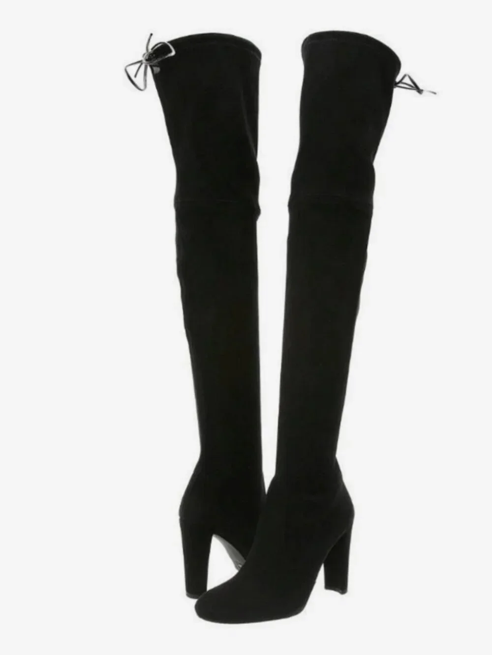 Stuart Weitzman 9.5 Highland Over The Knee Boots Heel Suede Leather